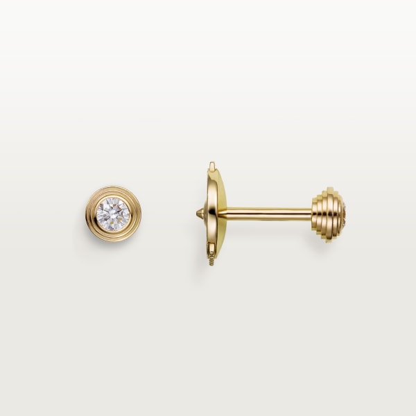 Cartier d'Amour 耳环，超小号款 黄金，钻石