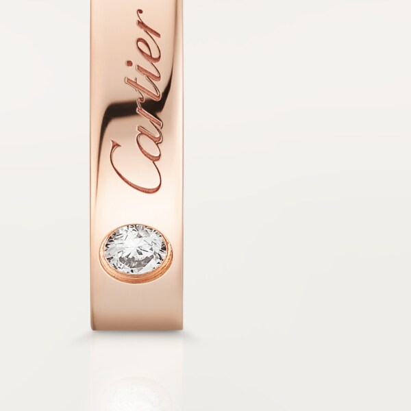 C de Cartier wedding ring Rose gold, diamond