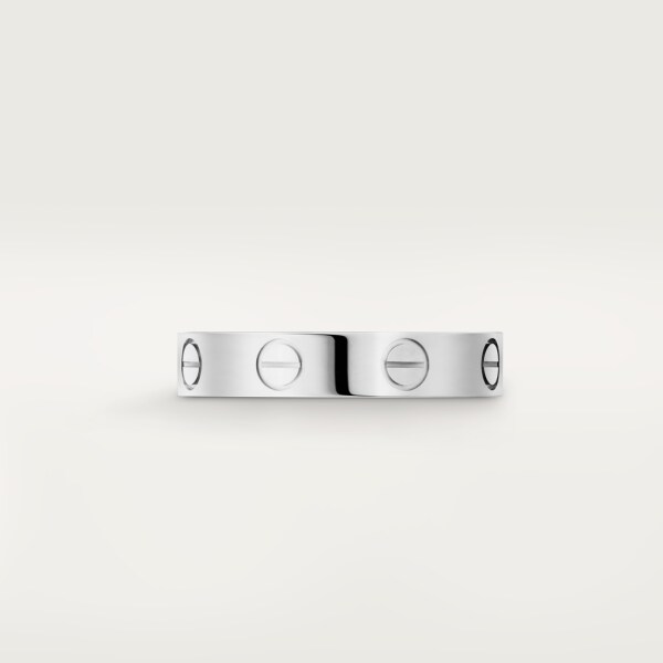 Love wedding band White gold