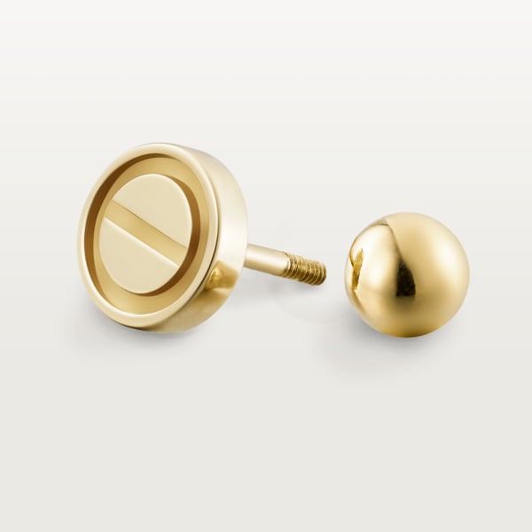 Love single earring Yellow gold