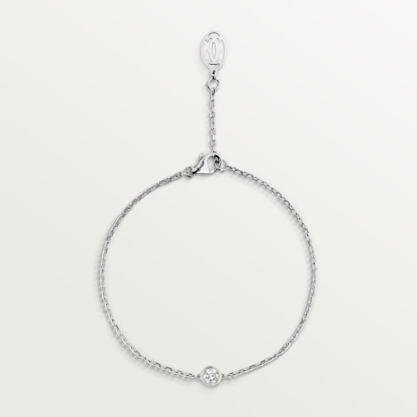Cartier d'Amour 手链，小号款 白金，钻石
