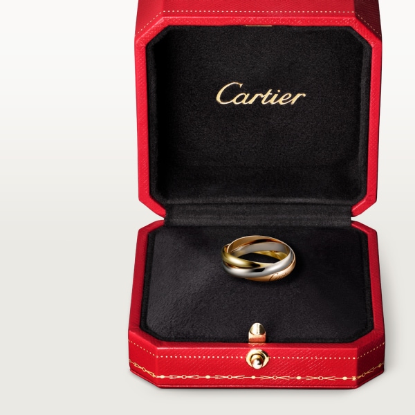 Trinity ring, small model White gold, yellow gold, rose gold
