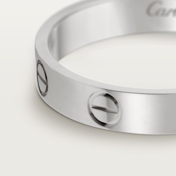 Love wedding band White gold