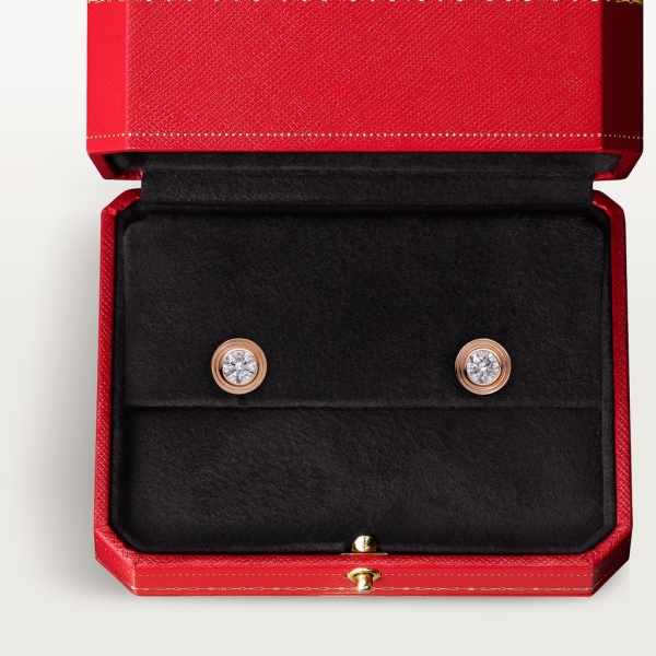 Cartier d'Amour 耳环，超小号款 玫瑰金，钻石