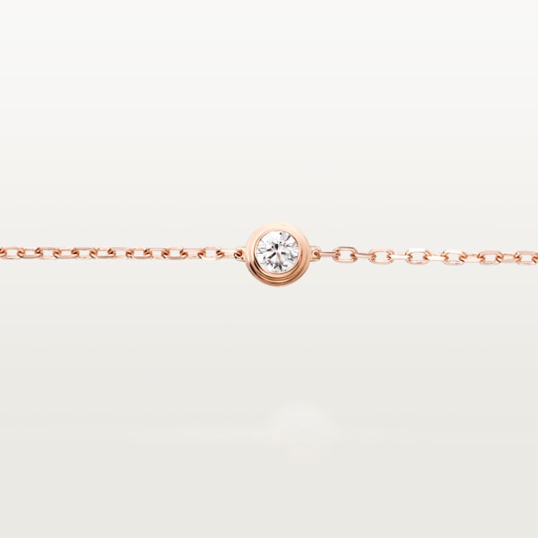 Cartier d'Amour bracelet, small model Rose gold, diamond