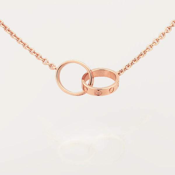 Love necklace Rose gold