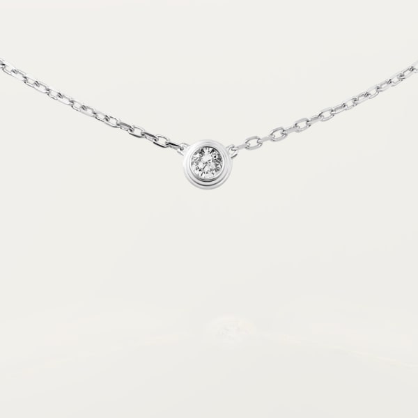 Cartier d'Amour 项链，大号款 白金，钻石