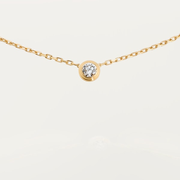 Cartier d'Amour necklace, large model Yellow gold, diamond