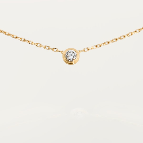 Cartier d'Amour 项链，大号款 黄金，钻石