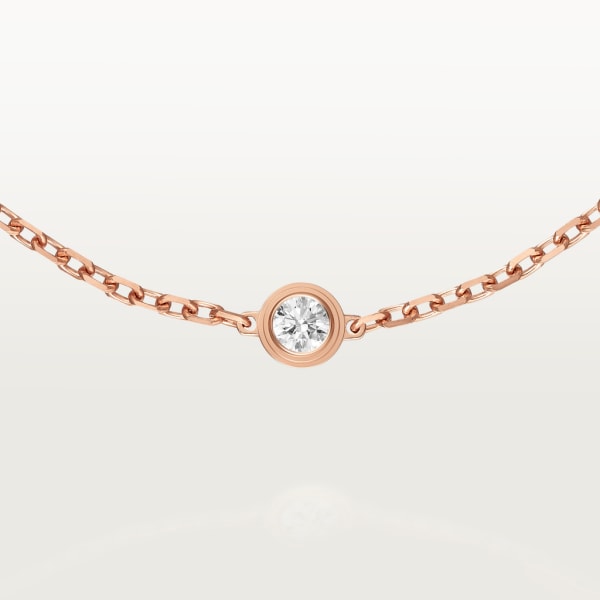 Cartier d'Amour 手链，超小号款 玫瑰金，钻石