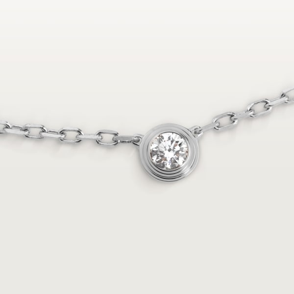 Cartier d'Amour 项链，小号款 白金，钻石