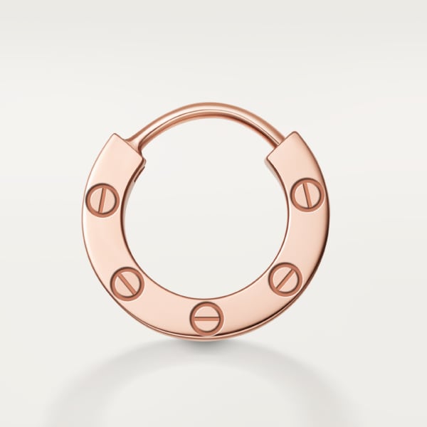 Love single earring Rose gold