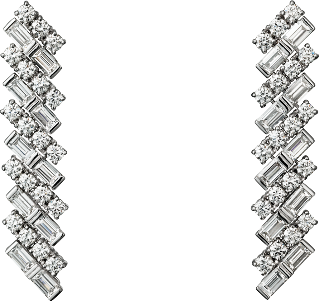 Reflection de Cartier earringsWhite gold, diamonds