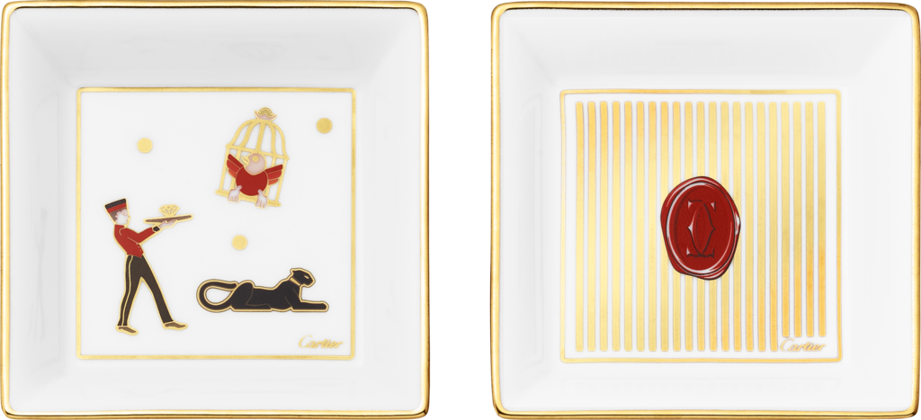 Diabolo de Cartier饰品托盘两件套，小号款陶瓷