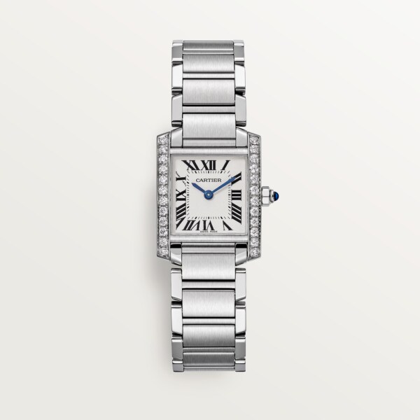Cartier Tank Francaise Silver Dial Ladies Watch W4TA0008