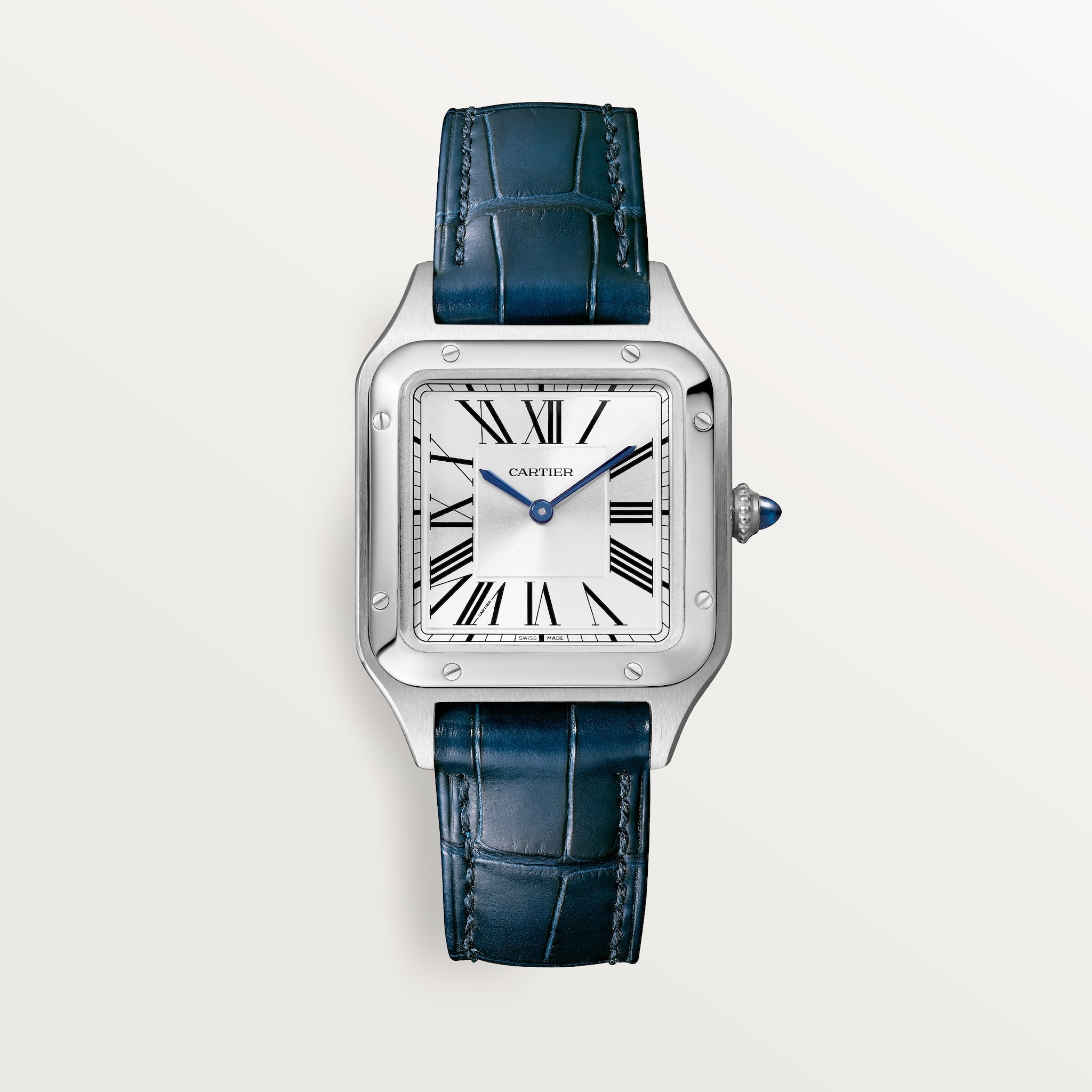 Santos-Dumont watchSmall model, quartz movement, steel, leather
