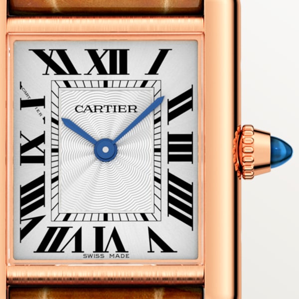 CRWGTA0010 - Tank Louis Cartier watch - Small model, hand-wound mechanical  movement, rose gold - Cartier