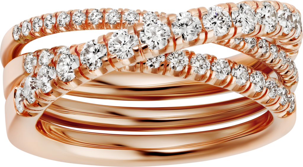 Etincelle de Cartier ringRose gold, diamonds