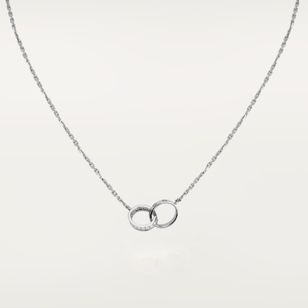 Love necklace, diamonds White gold, diamonds