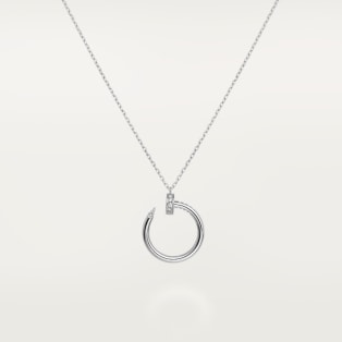 Juste un Clou necklace, diamonds White gold, diamonds