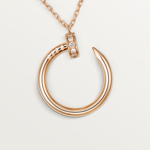 Juste un Clou pendant, diamonds Rose gold, diamonds