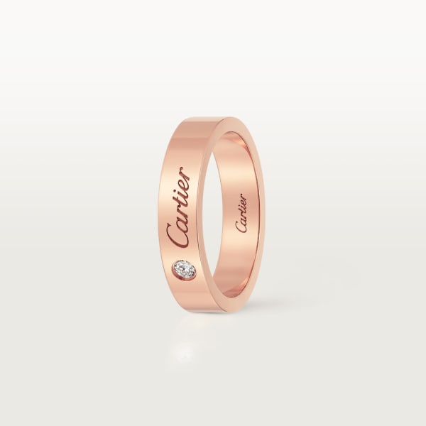 C de Cartier wedding ring Rose gold, diamond