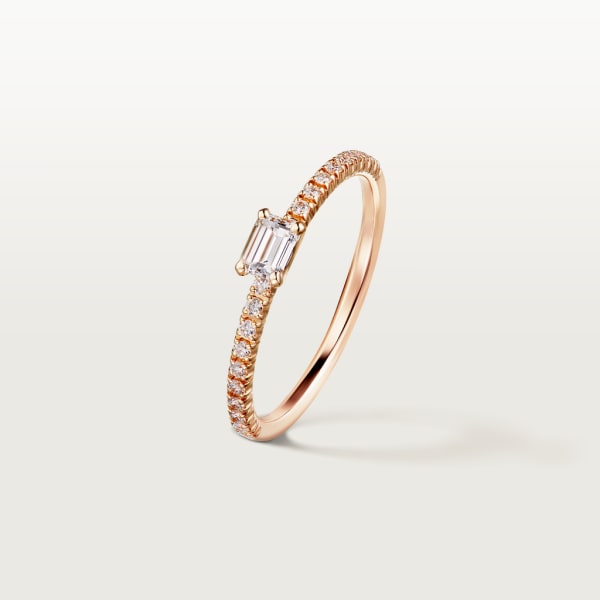 Etincelle de Cartier戒指 玫瑰金，钻石