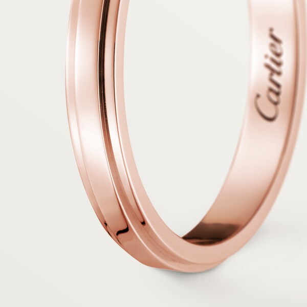 Cartier d'Amour wedding ring Rose gold