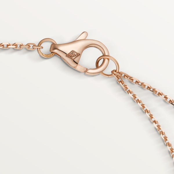 Symbols bracelet Rose gold, diamonds