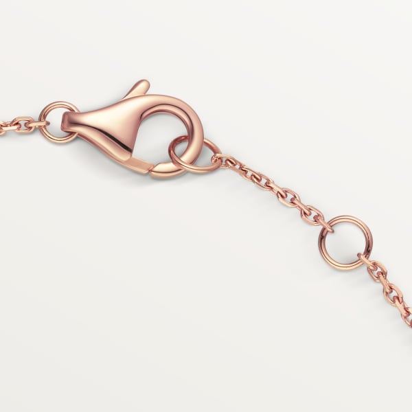 Amulette de Cartier bracelet, XS model Rose gold, diamond, onyx