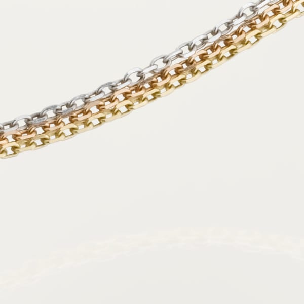 Trinity necklace White gold, yellow gold, rose gold