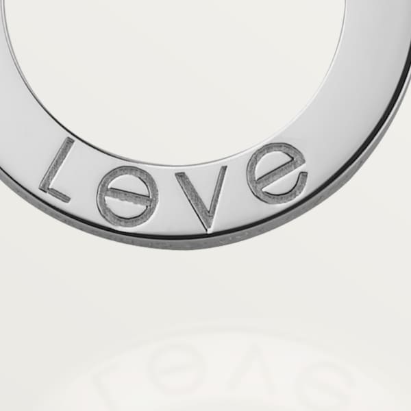 Love necklace, 3 diamonds White gold, diamonds