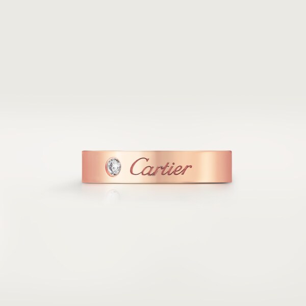 C de Cartier wedding ring Rose gold, diamond