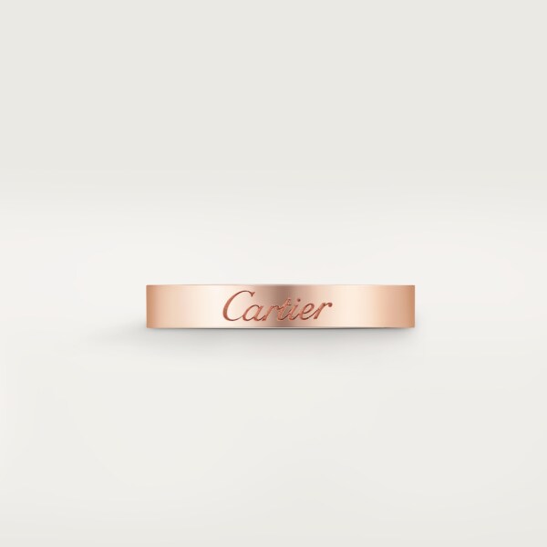 C de Cartier wedding ring Rose gold