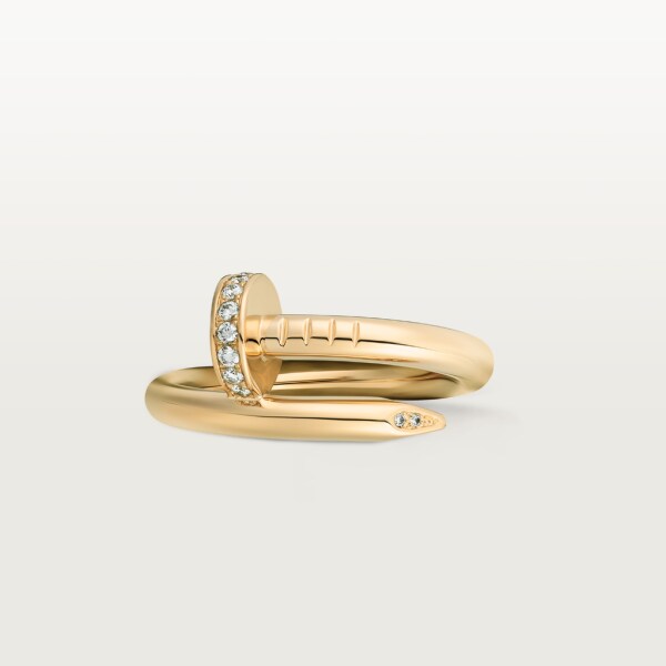 Juste un Clou ring Yellow gold, diamonds