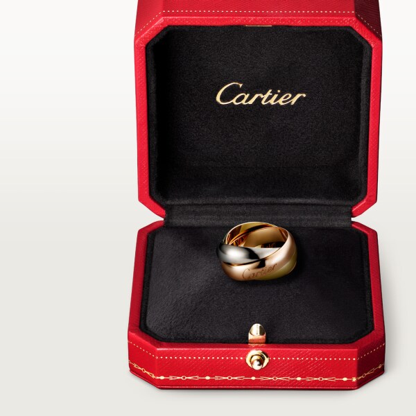 Trinity ring, LM White gold, yellow gold, rose gold
