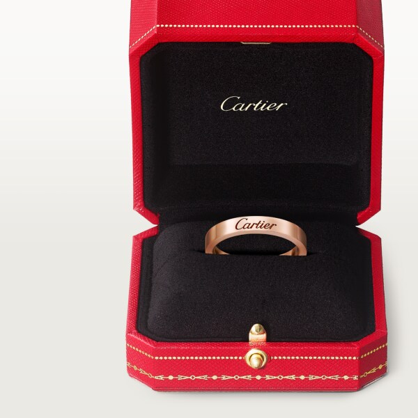 C de Cartier wedding ring Rose gold