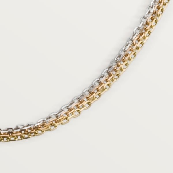 Trinity necklace White gold, yellow gold, rose gold