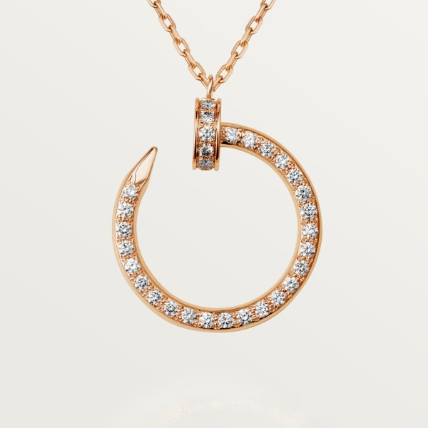 Juste un Clou pendant, diamonds Rose gold, diamonds