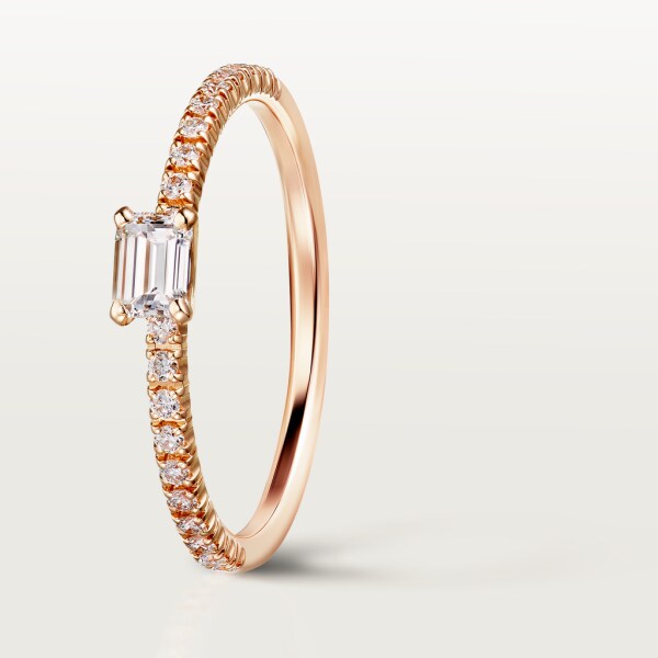 Etincelle de Cartier ring Rose gold, diamonds