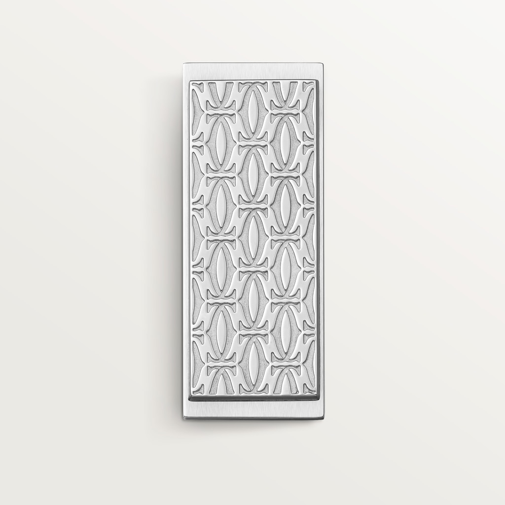 C de Cartier decor money clipStainless steel