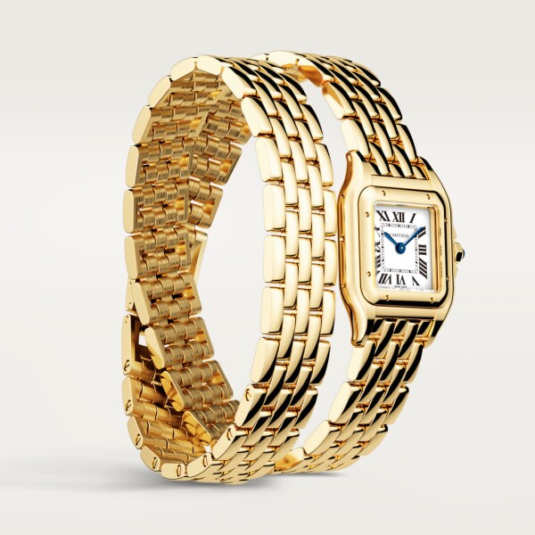 Panthère de Cartier watch Small model, quartz movement, yellow gold