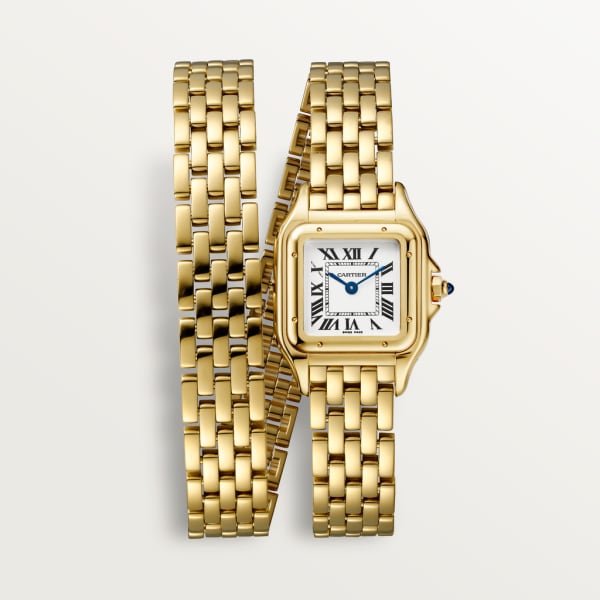 Panthère de Cartier watch Small model, quartz movement, yellow gold