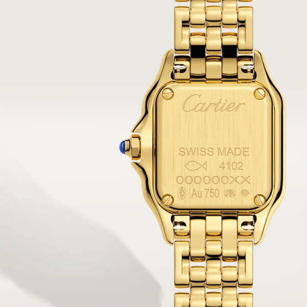 Panthère de Cartier watch Mini model, quartz movement, yellow gold