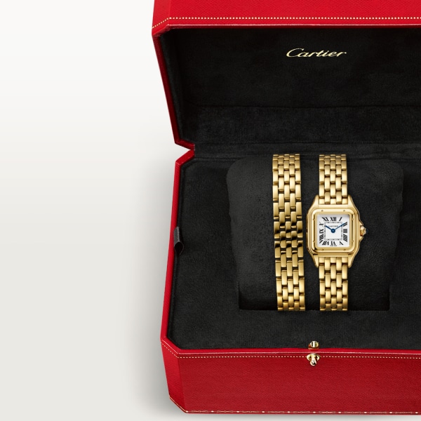 Panthère de Cartier watch Small model, quartz movement, yellow gold