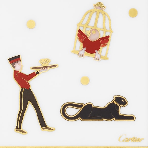 Diabolo de Cartier饰品托盘四件套，小号款 陶瓷