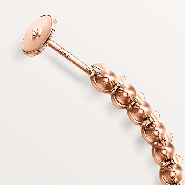 Clash de Cartier hoop earrings Small Model Rose gold