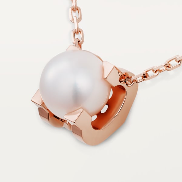 C de Cartier necklace Rose gold, pearl