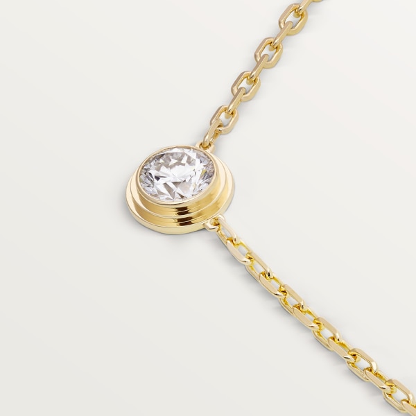 Cartier d'Amour 项链，大号款 黄金，钻石