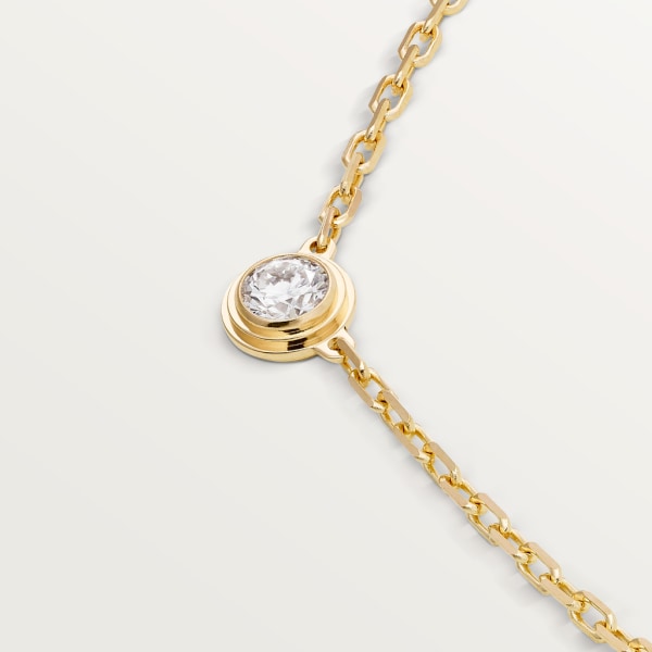 Cartier d'Amour necklace, small model Yellow gold, diamond